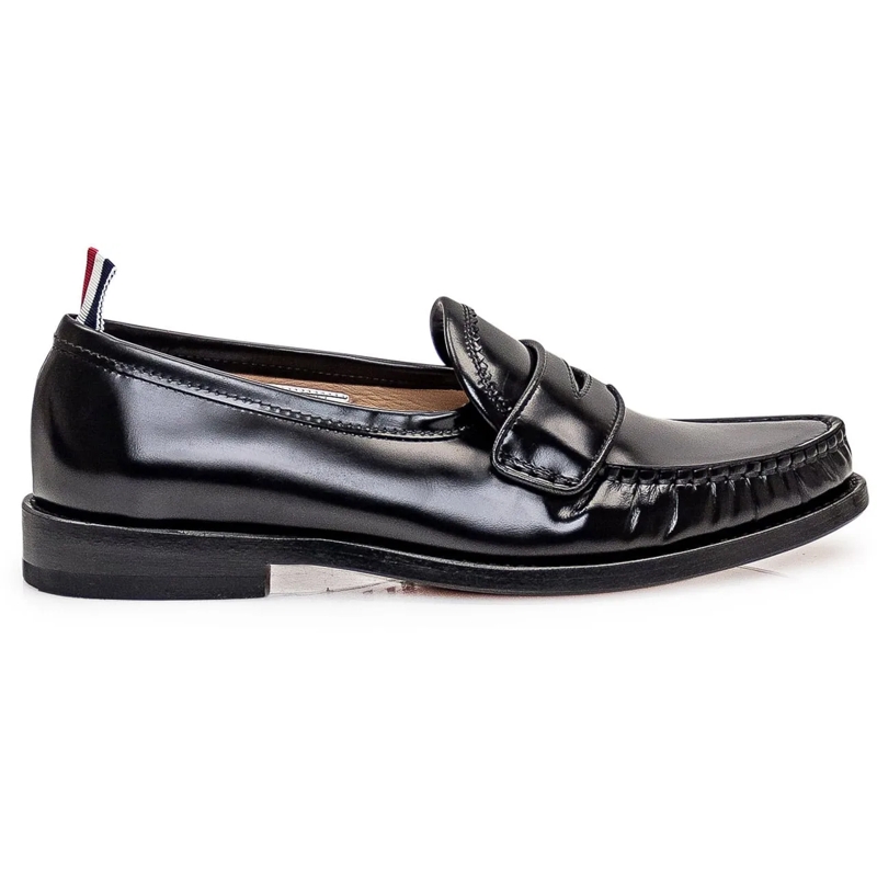 Thom Browne Mocassin Mocassino in Pelle schwarz