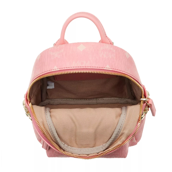 Mcm x mini outlet backpack pink