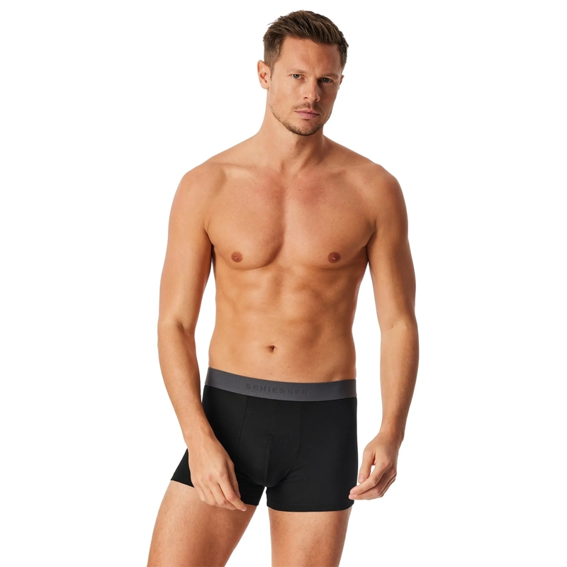 SCHIESSER  3PACK Shorts "95/5" 3er Pack schwarz(Image 5)