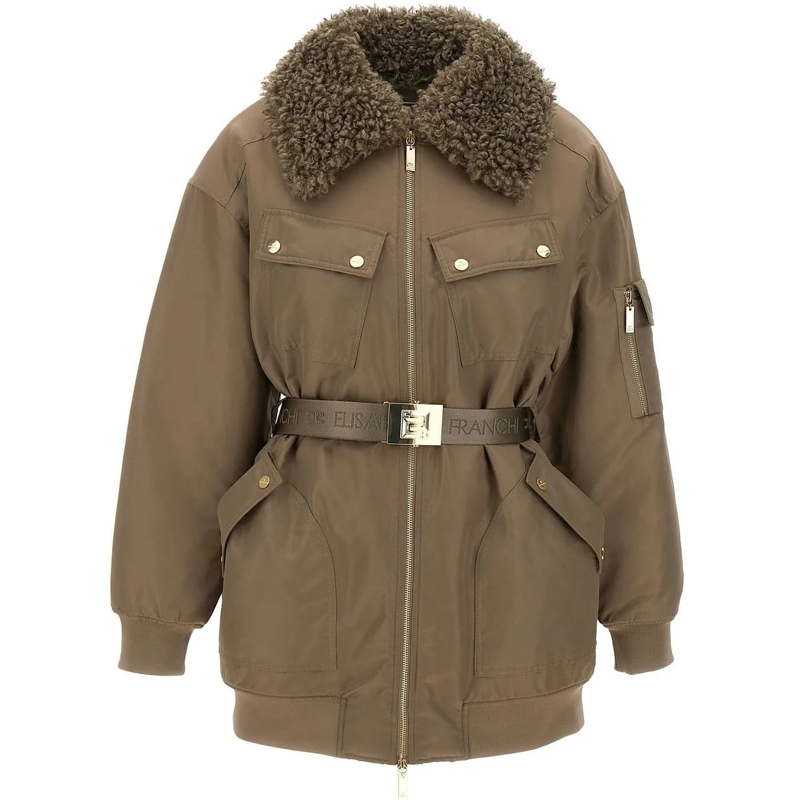 Elisabetta Franchi Veste de transition Coats Army grün