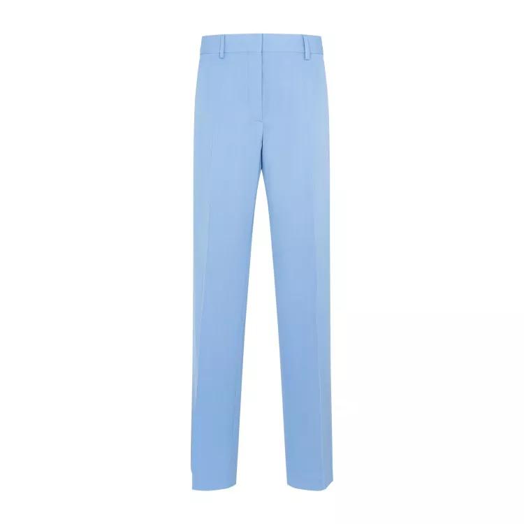 Dries Van Noten - Light Blue Pulley Wool Pants - Größe 34 - blue