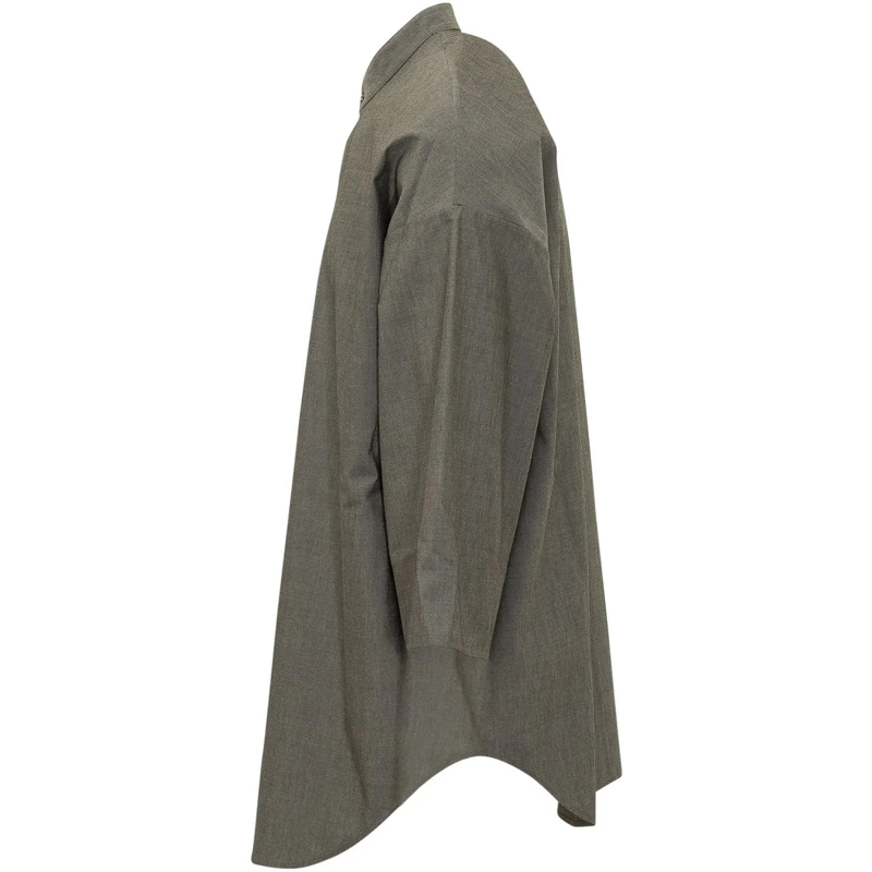 FEAR OF GOD Haut décontracté Camicia Maniche Corte Linea Ampia grün(Image 3)