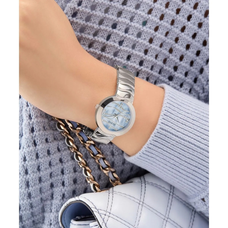 Guess Quarzuhr Quarz-Analoguhr Laguna silber(Image 3)