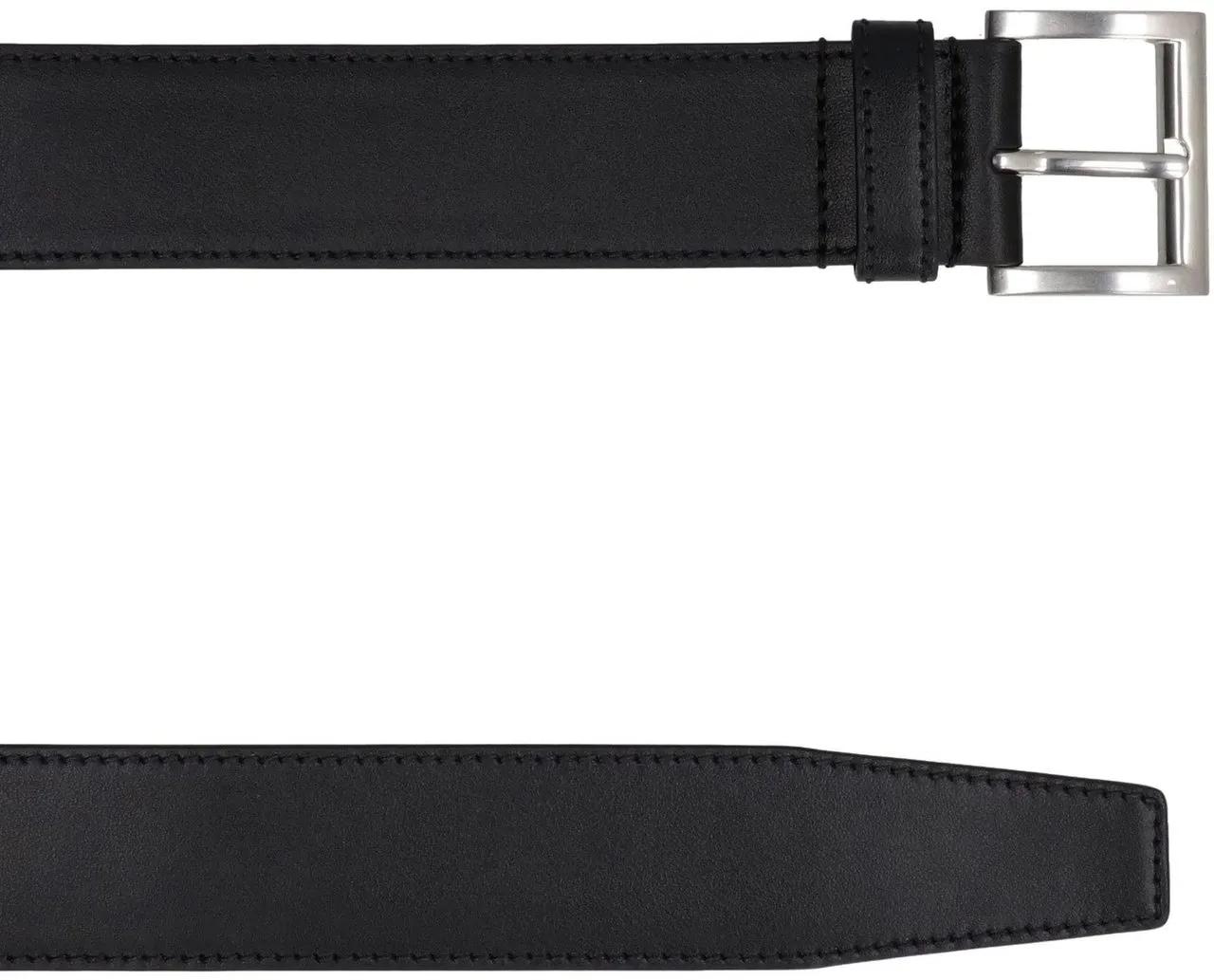 Thumbnail - Prada Gürtel - Prada Leather Belt - Gr. 85 - in Schwarz - für Damen