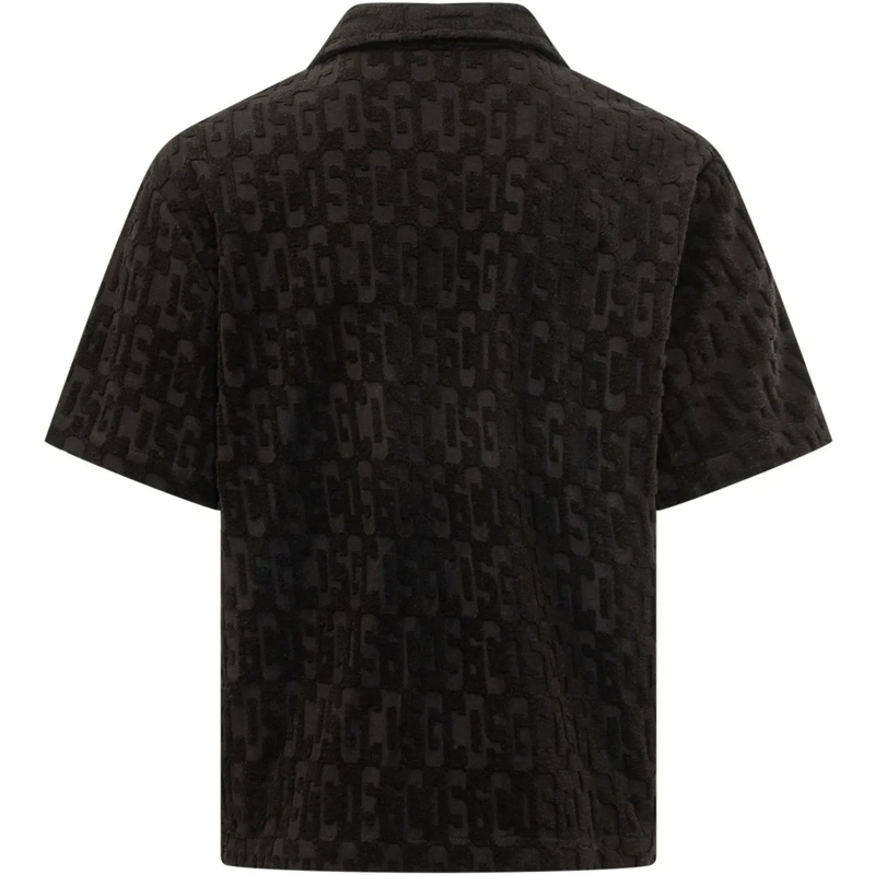 Gcds Legeres Oberteil Camicia Bowling con Bottoni a Pressione schwarz(Image 2)