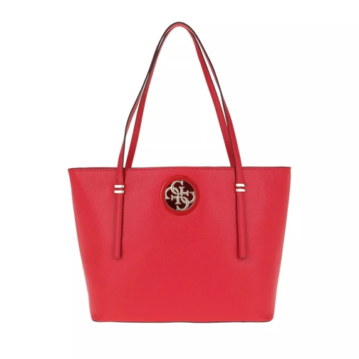 Guess Open Road Tote Cny Red Rymlig shoppingväska
