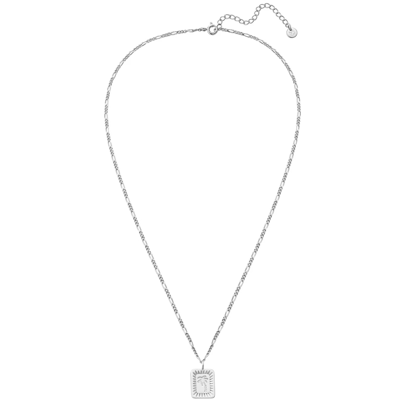 Glanzstücke München Mittellange Halskette Sterling Silber Halskette Palme silber(Image 2)