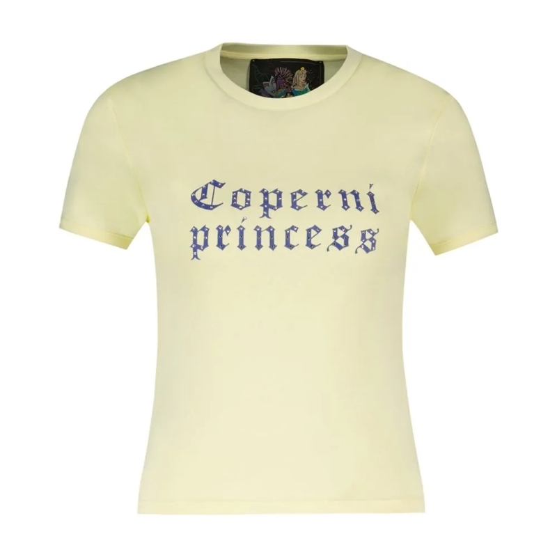 Coperni T-shirt Princess T-Shirt - Cotton - Yellow Yellow