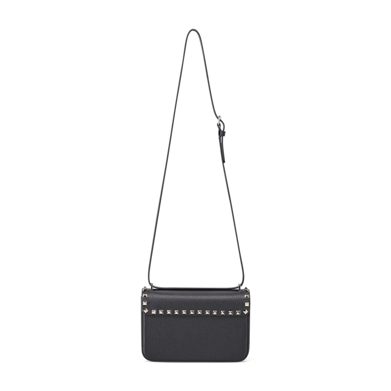 Valentino Garavani Crossbodytas Umhängetasche Rockstud aus Kalbsleder schwarz(Image 2)