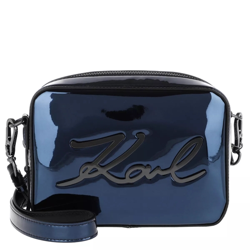 Karl Lagerfeld K/Signature Gloss Camera Bag Admiral Crossbody Bag