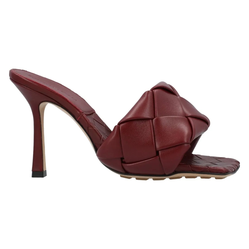 Bottega Veneta Mules Lido Mule Red Red