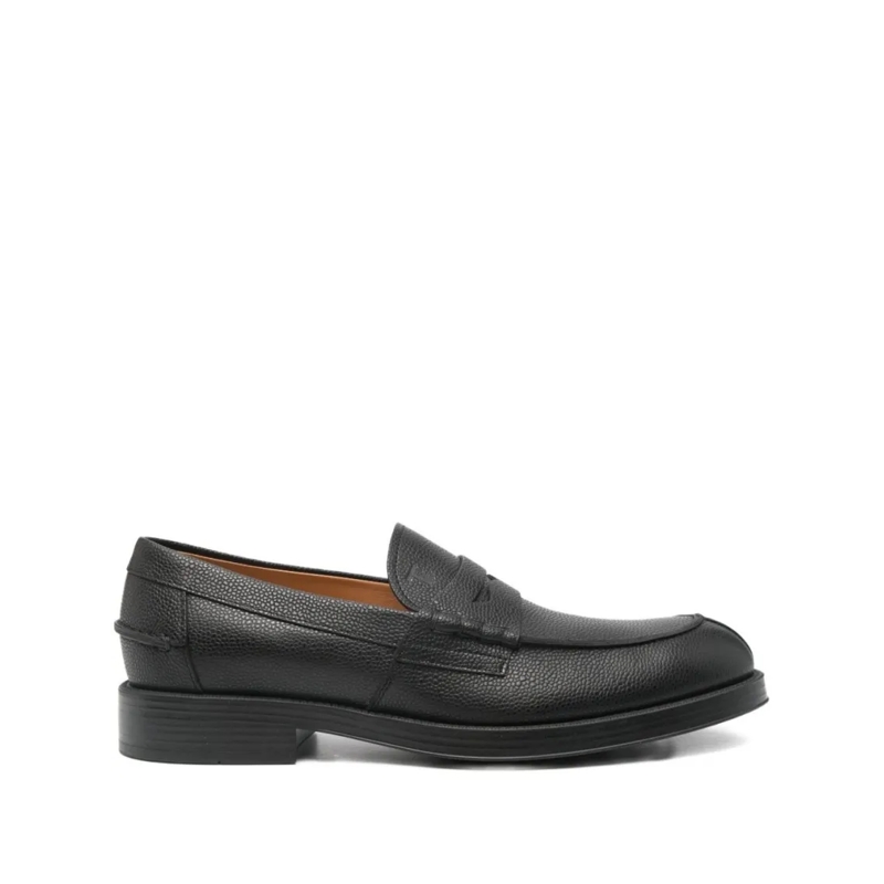 Tod's Loafer Penny Strap Leather Loafers Black