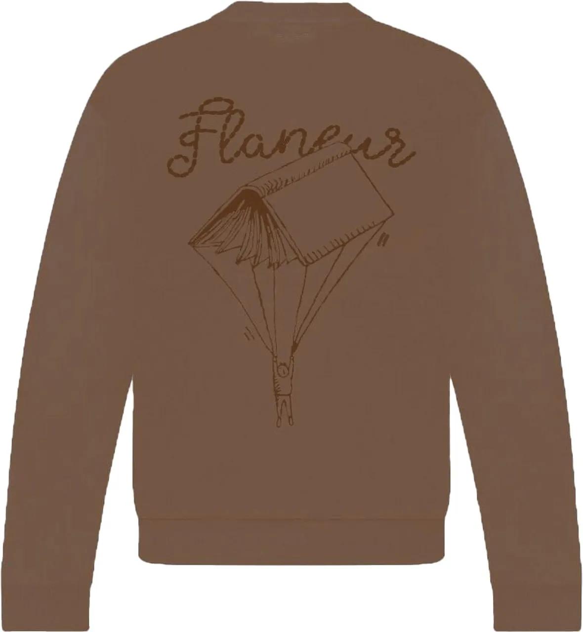 Thumbnail - Flâneur - One for the Books Sweater  Brown - Größe XL - braun