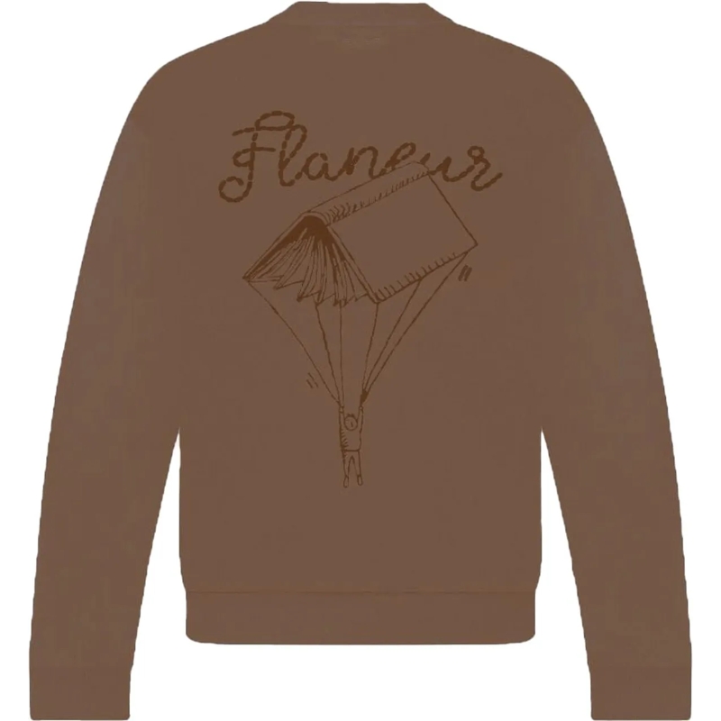 Flâneur  One for the Books Sweater | Brown braun