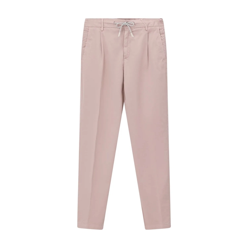 Eleventy Freizeithose Chinohose aus Baumwolle pink