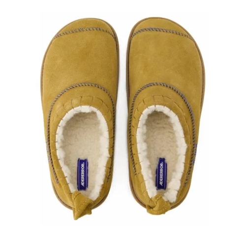 Ader Error Mocassin Slides Slip On - Leather - Camel Gold (Image 4)