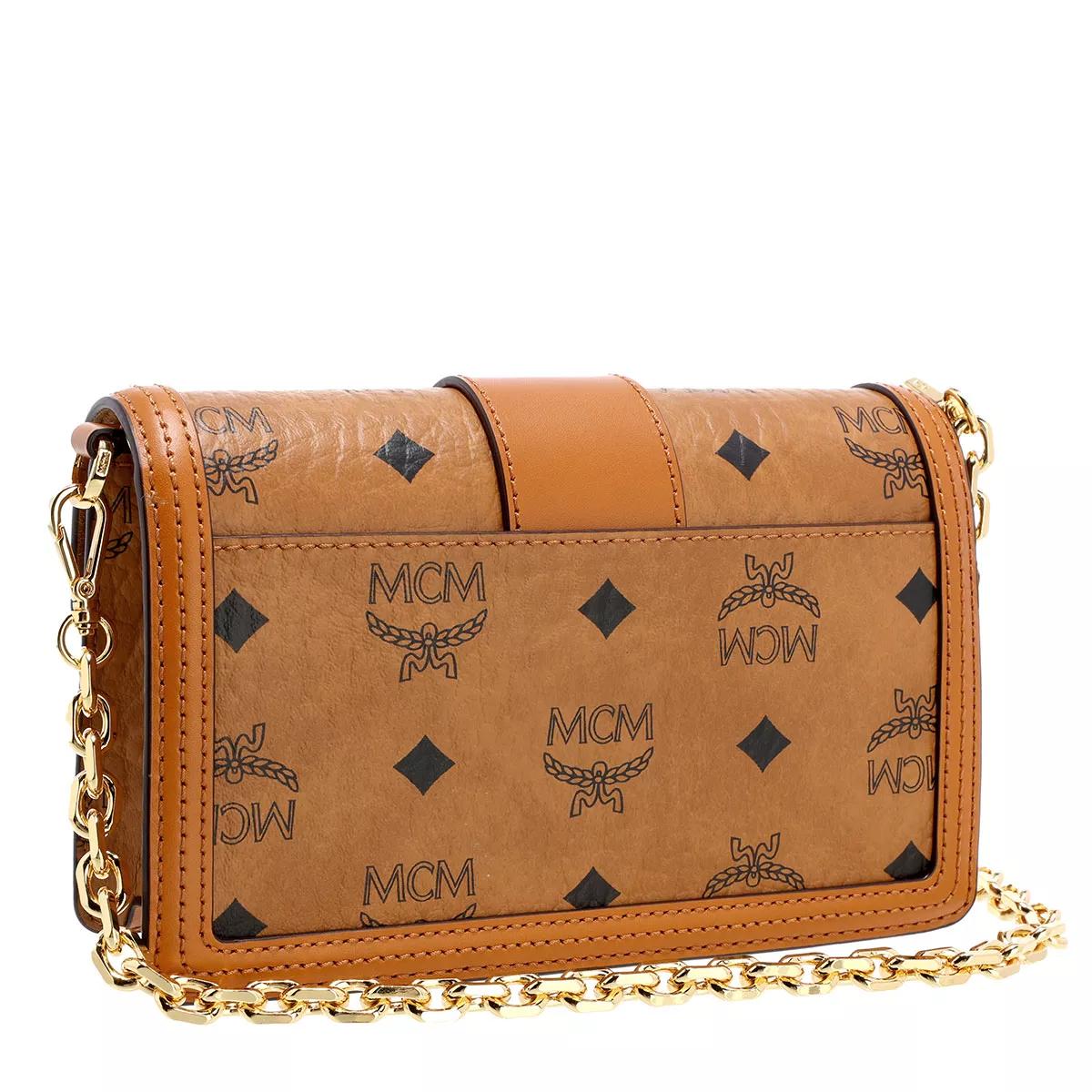 Mcm studded outlet crossbody