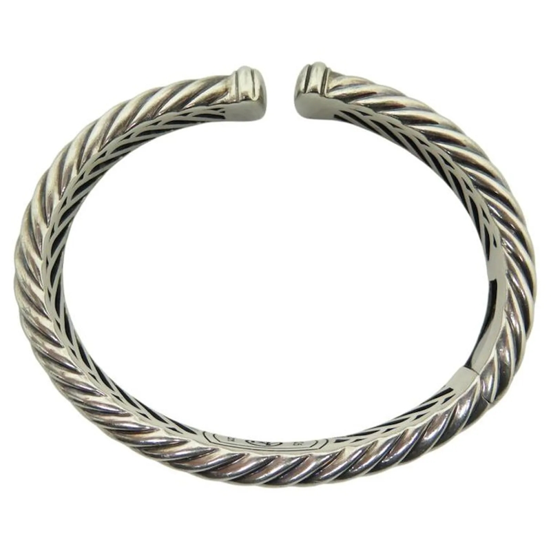 David Yurman Armband DAVID YURMAN ARMBAND GROSSE DREHBARE MANCHETTE T17 silber