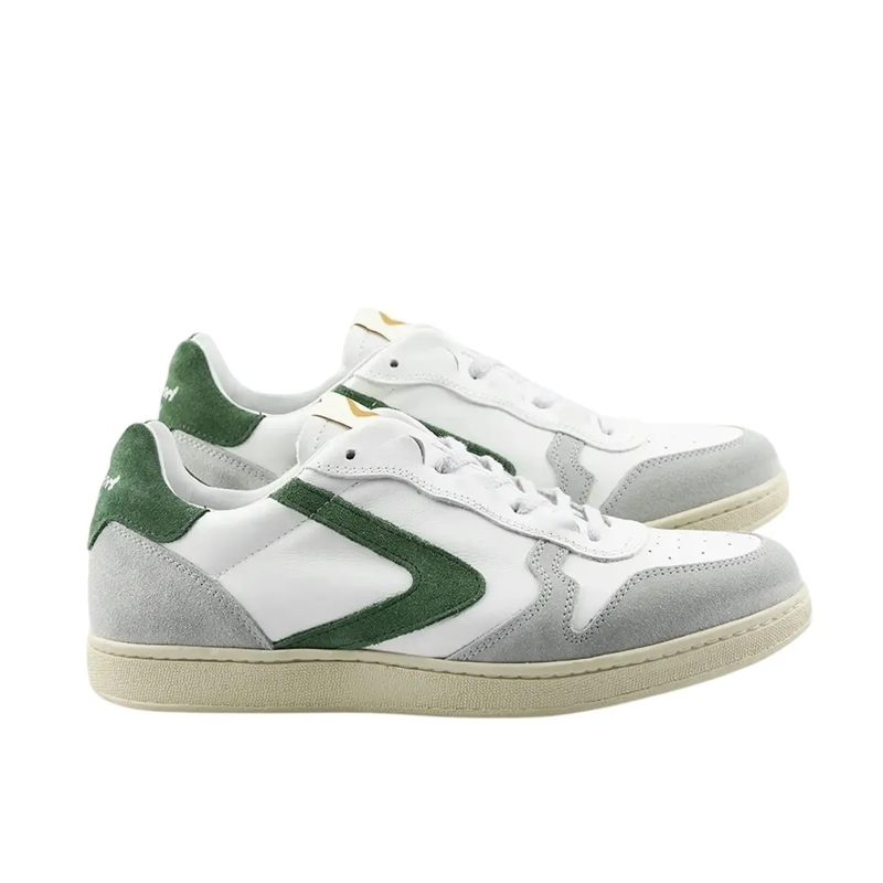 Valsport Low-Top-Sneaker Premium Leather And Suede Sneakers With Rubber Cup Green