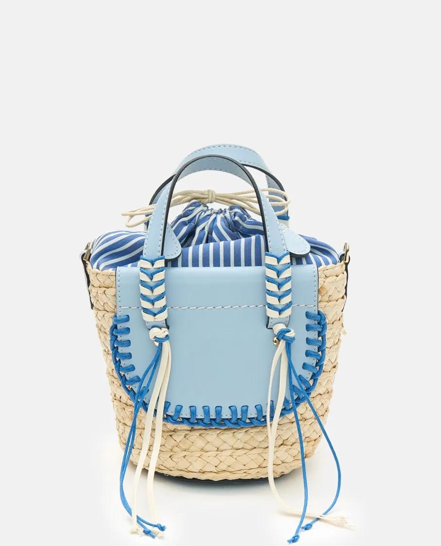 Cuba Lab Shoppers & Totes Habanera Leather Handbag in blauw