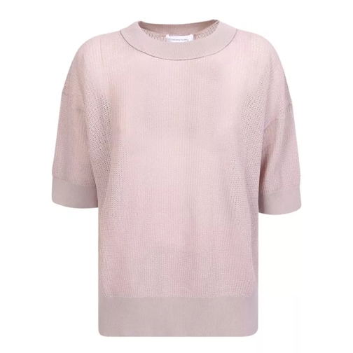 Fabiana Filippi Organic Cotton Sweater Pink Pullover