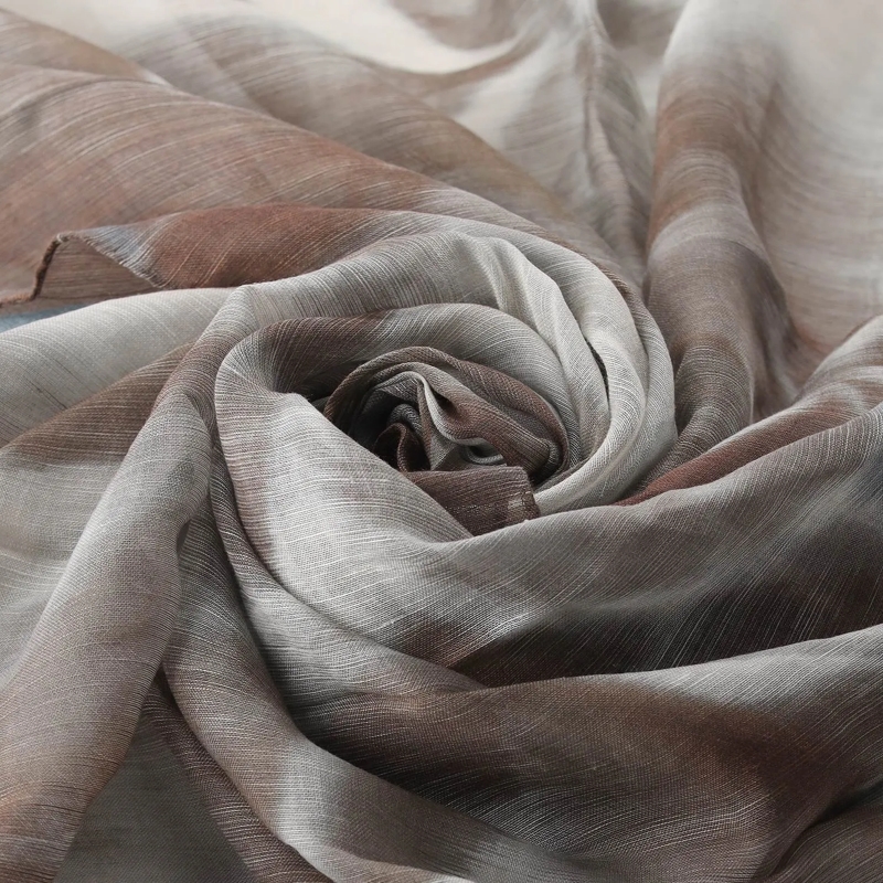 Altea Écharpe en laine Tuch aus Leinenmix blau(Image 6)