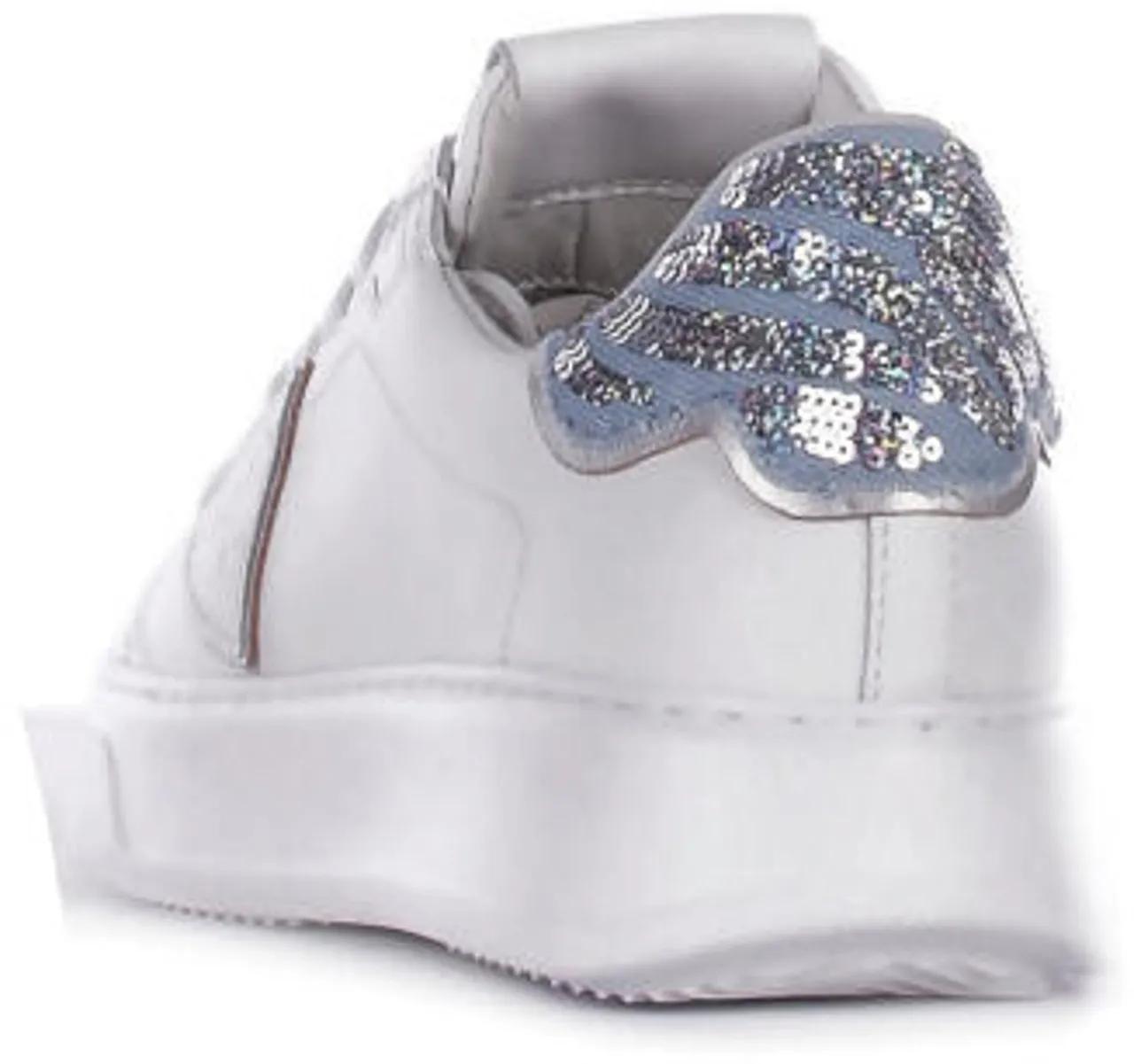 Thumbnail - Philippe Model Low-Top Sneaker - Sneakers Bianco Denim - Gr. 39 (EU) - in Weiß - für Damen