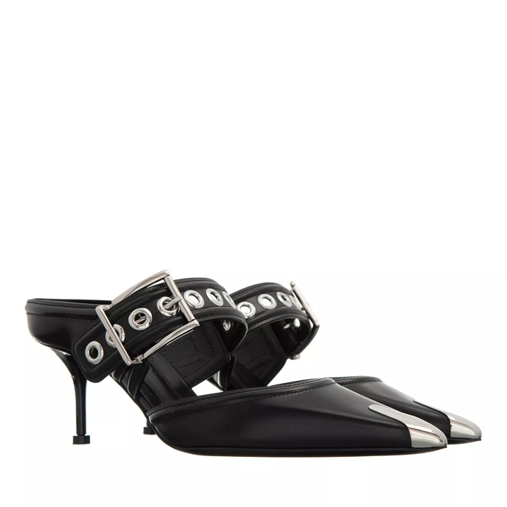 Alexander McQueen High Heels Blacksilver High Heel