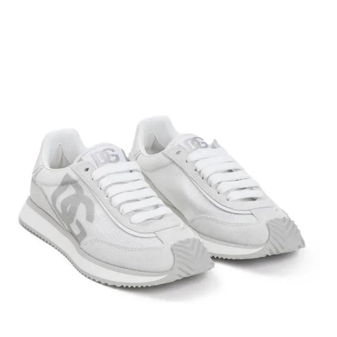 Dolce&Gabbana Low-Top Sneaker - White Calf Leather Sneakers - Gr. 36 (EU) - in Weiß - für Damen