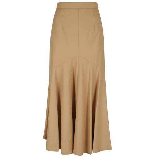 Patou Midi-Röcke Peplum Skirt Brown