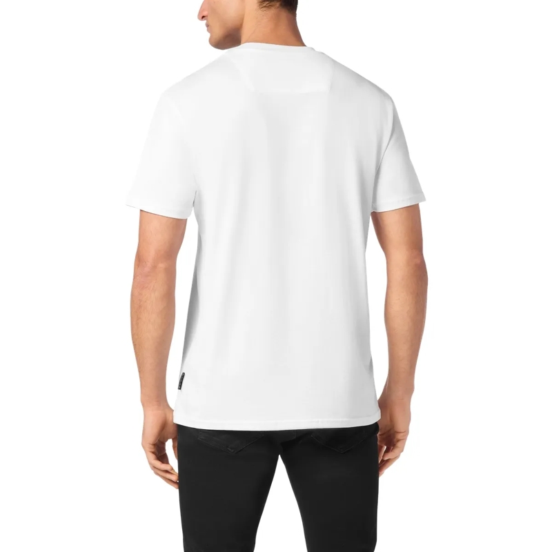 Philipp Plein T-Shirt T-Shirt Rundhalsausschnitt Mit Schmucksteinen weiss(Image 2)