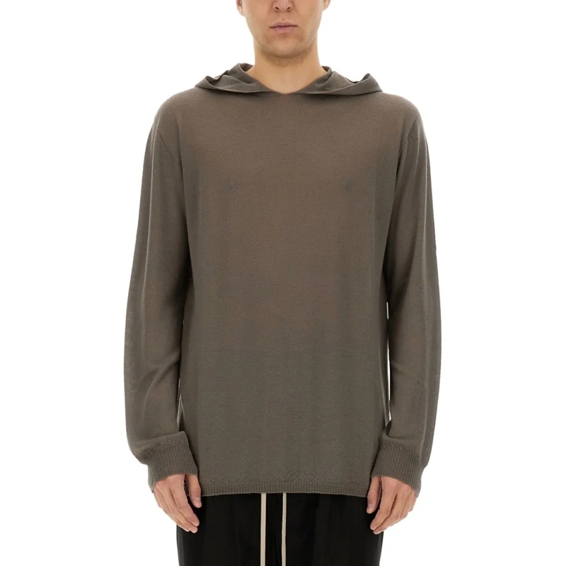 Rick Owens  Wool Sweatshirt Grey
