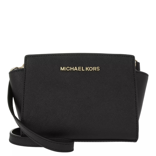 MICHAEL Michael Kors Selma Mini Messenger Black Crossbody Bag