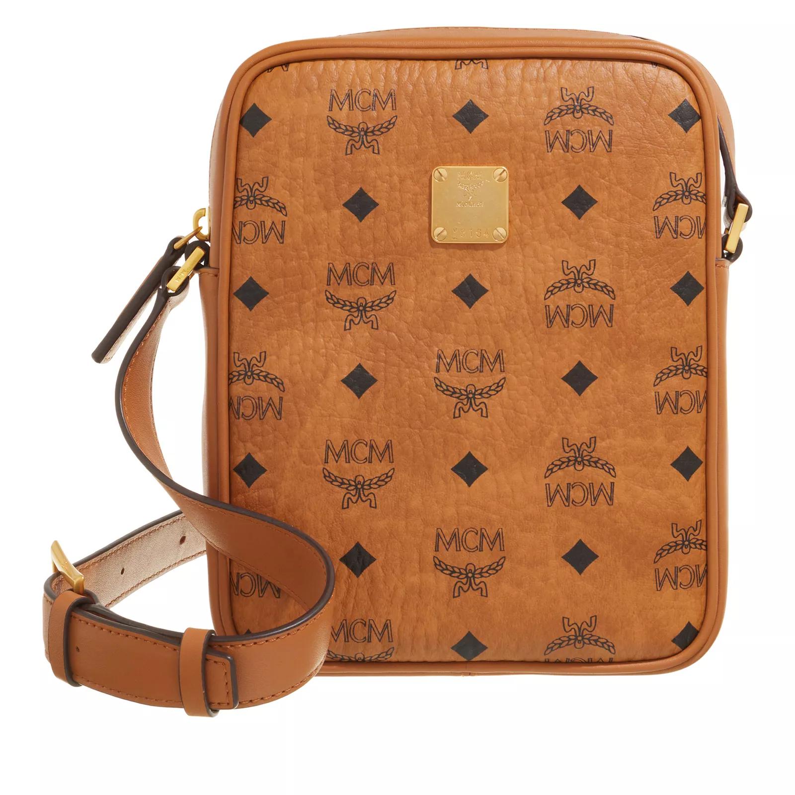 Mcm cognac outlet crossbody