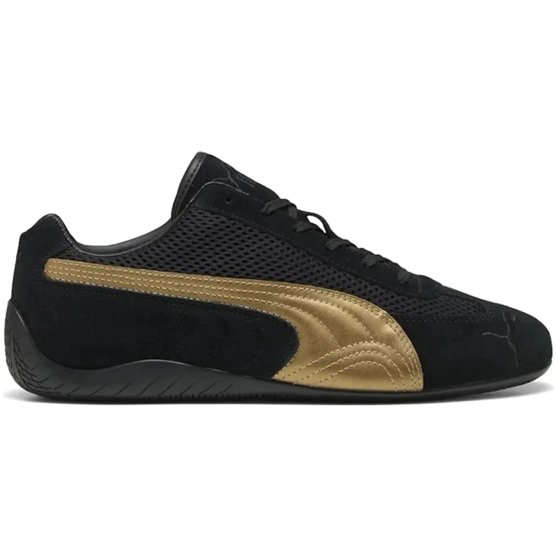 Puma Low-Top-Sneaker Puma Speedcat Premium Black Gold schwarz