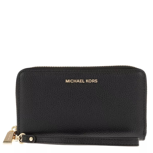 MICHAEL Michael Kors Large Flat Mf Phone Case Black Phone Bag