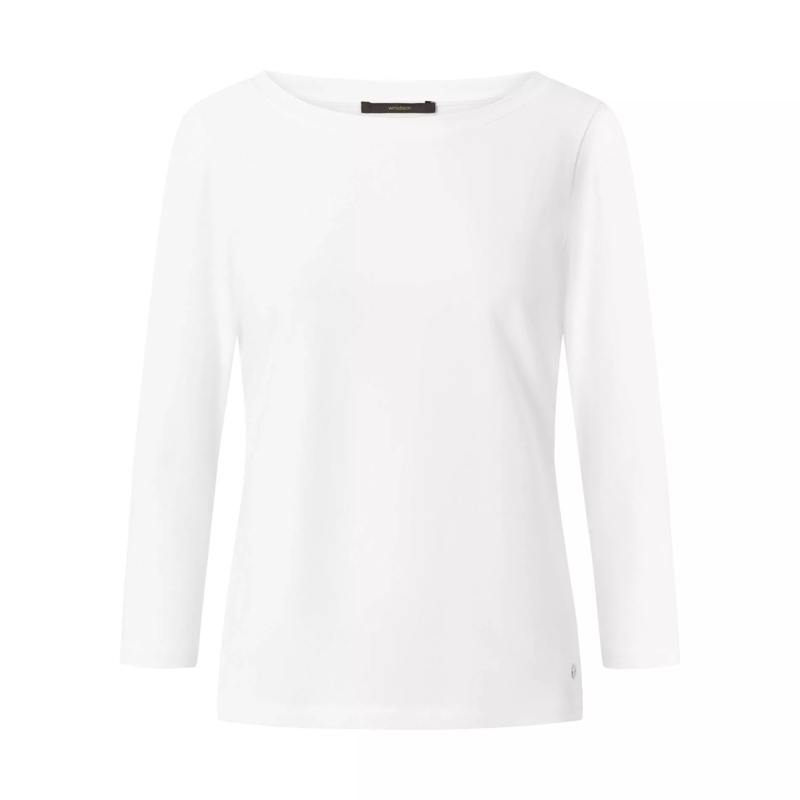 windsor.  Shirt mit 3/4-Ärmel 47701878866266 Weiß