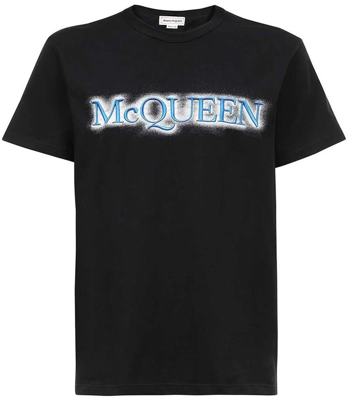 Thumbnail - Alexander McQueen - Alexander McQueen Logo T-Shirt - Größe M - black