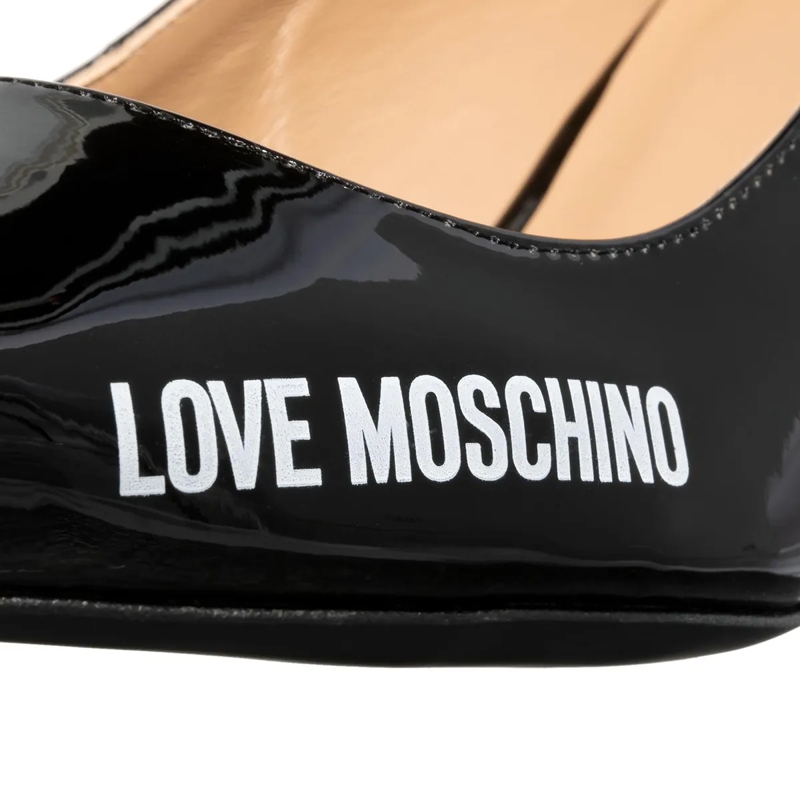 Love Moschino Pumps Rubber Logo Scarpa Donna Nero(Image 4)