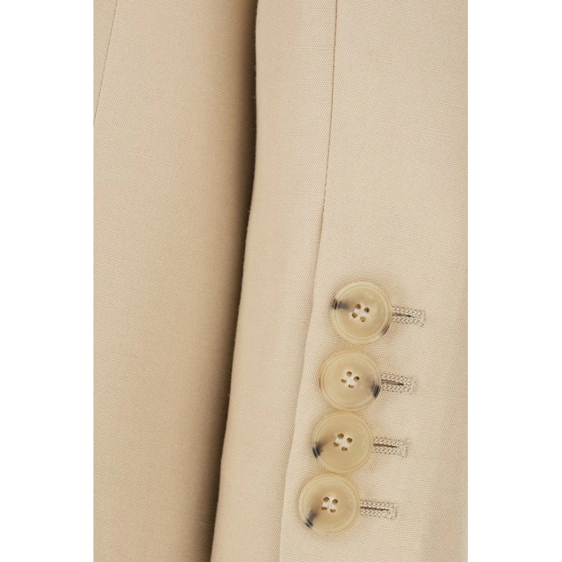 Stella McCartney Veste de transition Stella Mccartney Sand viscose blazer none(Image 3)