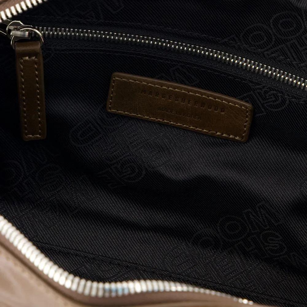 MARGE SHERWOOD Hobo bags Soft Baguette Shoulder Bag Leather Brown in bruin