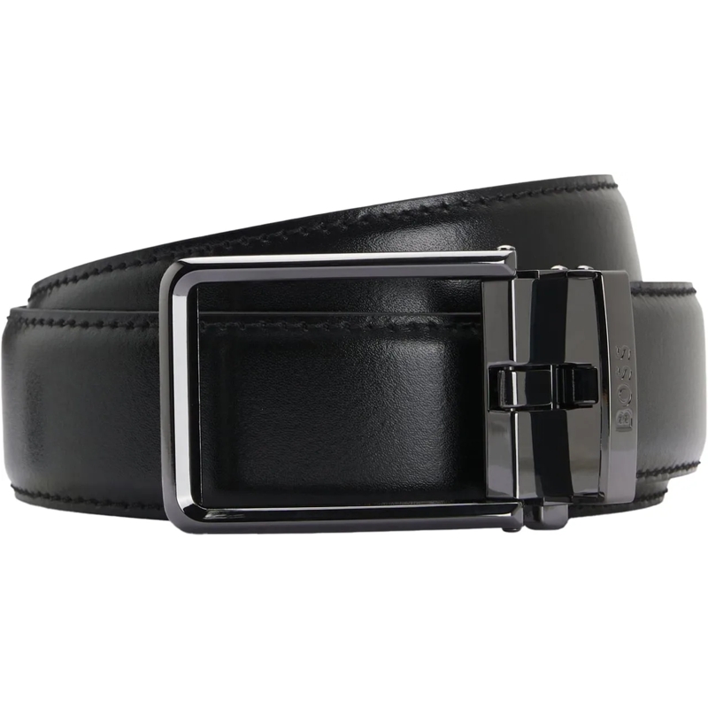 Boss Ledergürtel Belts Black schwarz