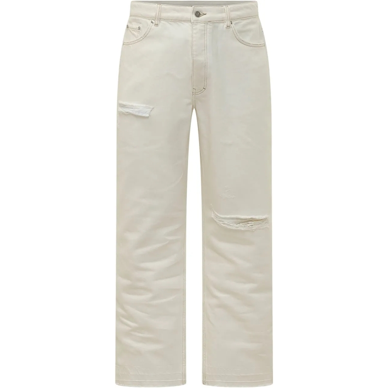 Represent Jeans à jambe droite Jeans Dritti con Strappi weiß