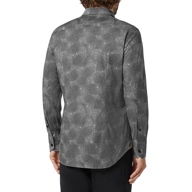 BILLIONAIRE Hemd Hemd Slim Fit Mit Schmucksteinen schwarz(Image 3)