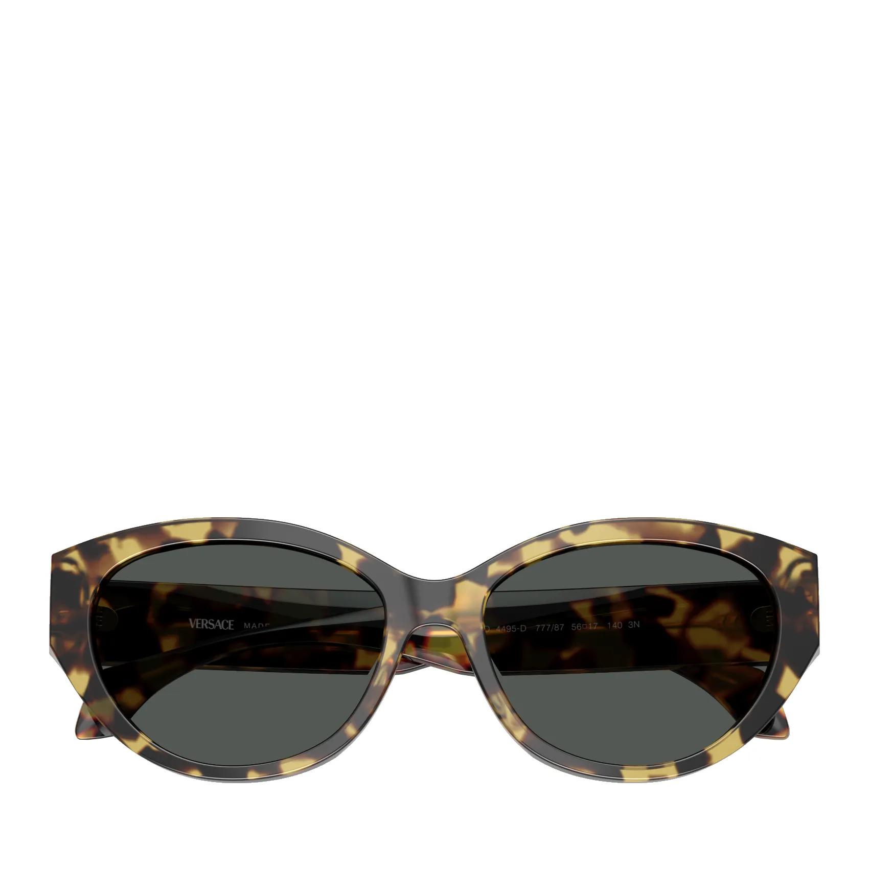 サングラス VERSACE Versace - 4495D SOLE - 777/87 (4495D SOLE 777 87) Versace VE4495D 777/87 Brown Yellow Havana Sunglasses for