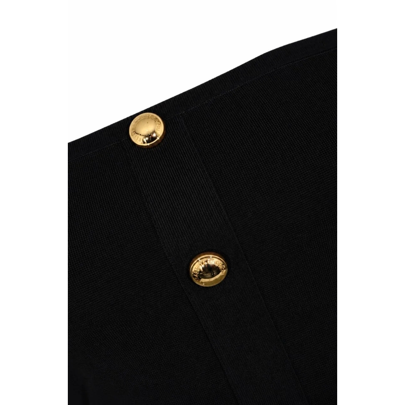 Elisabetta Franchi T-Shirt Top Nero schwarz(Image 3)