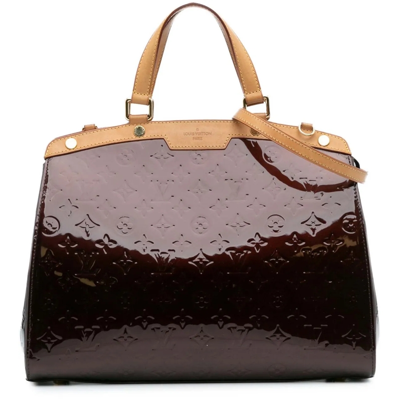 Louis Vuitton Schultertasche Monogram Vernis Brea GM rot