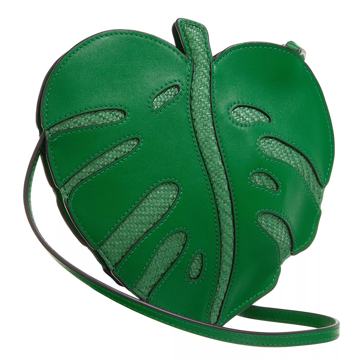kate spade new york Crossbody bags Playa Smooth Leather 3D Leaf Crossbody in groen