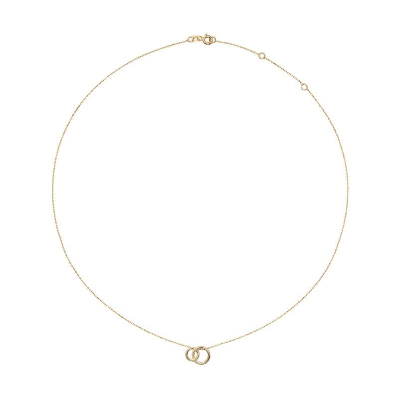 Jackie Gold Collier moyen Giro Doppio 585 Gold Kette Gold