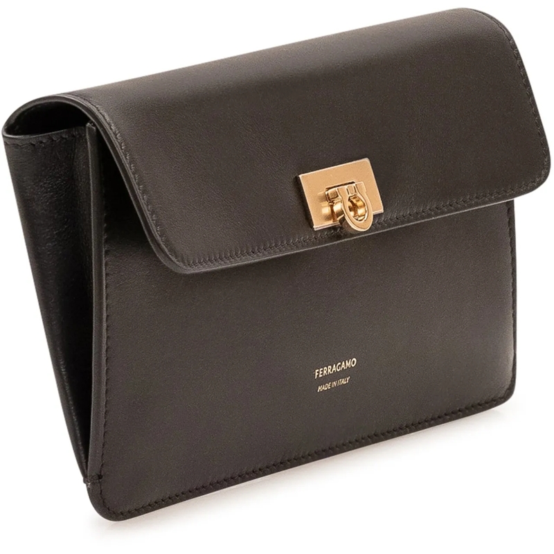 Salvatore Ferragamo Sac à bandoulière Borsa Harley con Patta schwarz(Image 3)